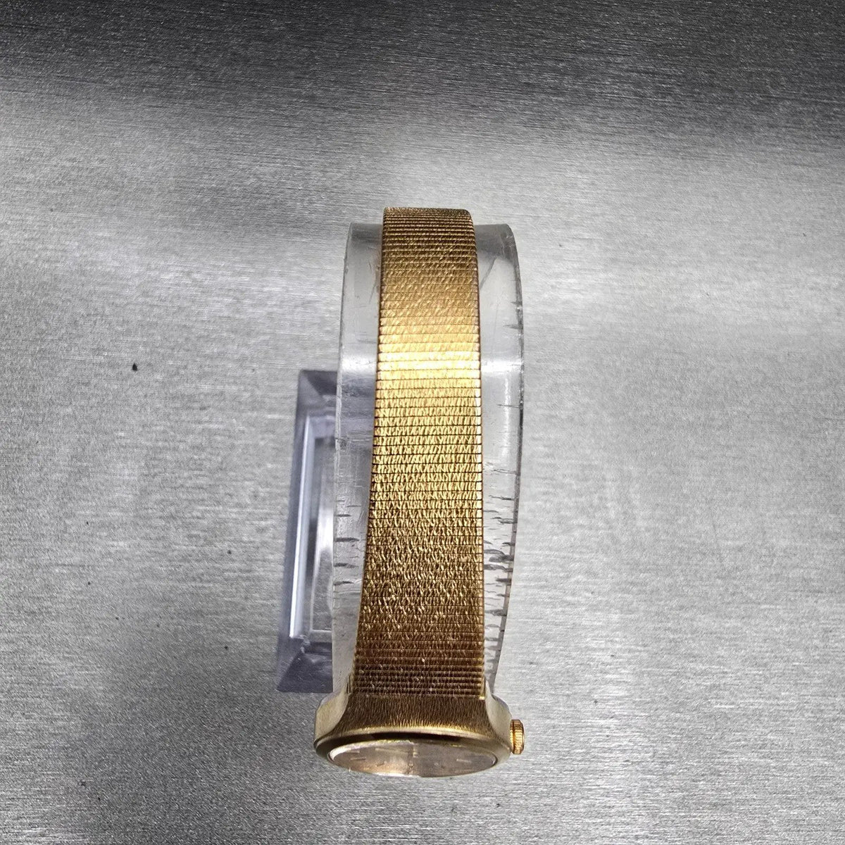 Seiko Watch Women 19mm Champagne Dial Gold Tone Round 2C20-0029 New Battery JP234