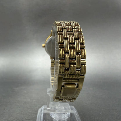 Citizen Watch Women 24mm White Dial Gold Tone Date 6010-G13893 New Battery7