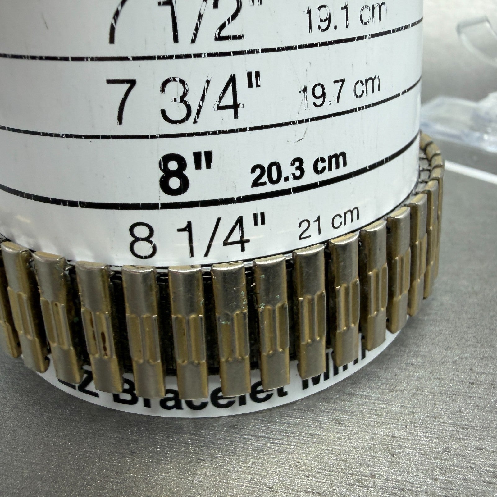 Hamilton Watch Men 34mm Silver Dial Gold Tone Date Round NO CASEBACK PARTS11