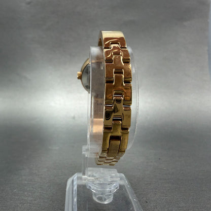 Movado Bold Bangle Watch Women 25mm Rose Dial Rose Gold Round 3600202 New Batt7