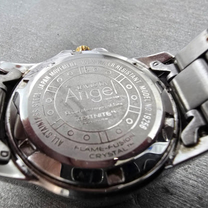 Invicta Angel Watch Women 33mm Silver Dial Two Tone Round 19256 New Battery9