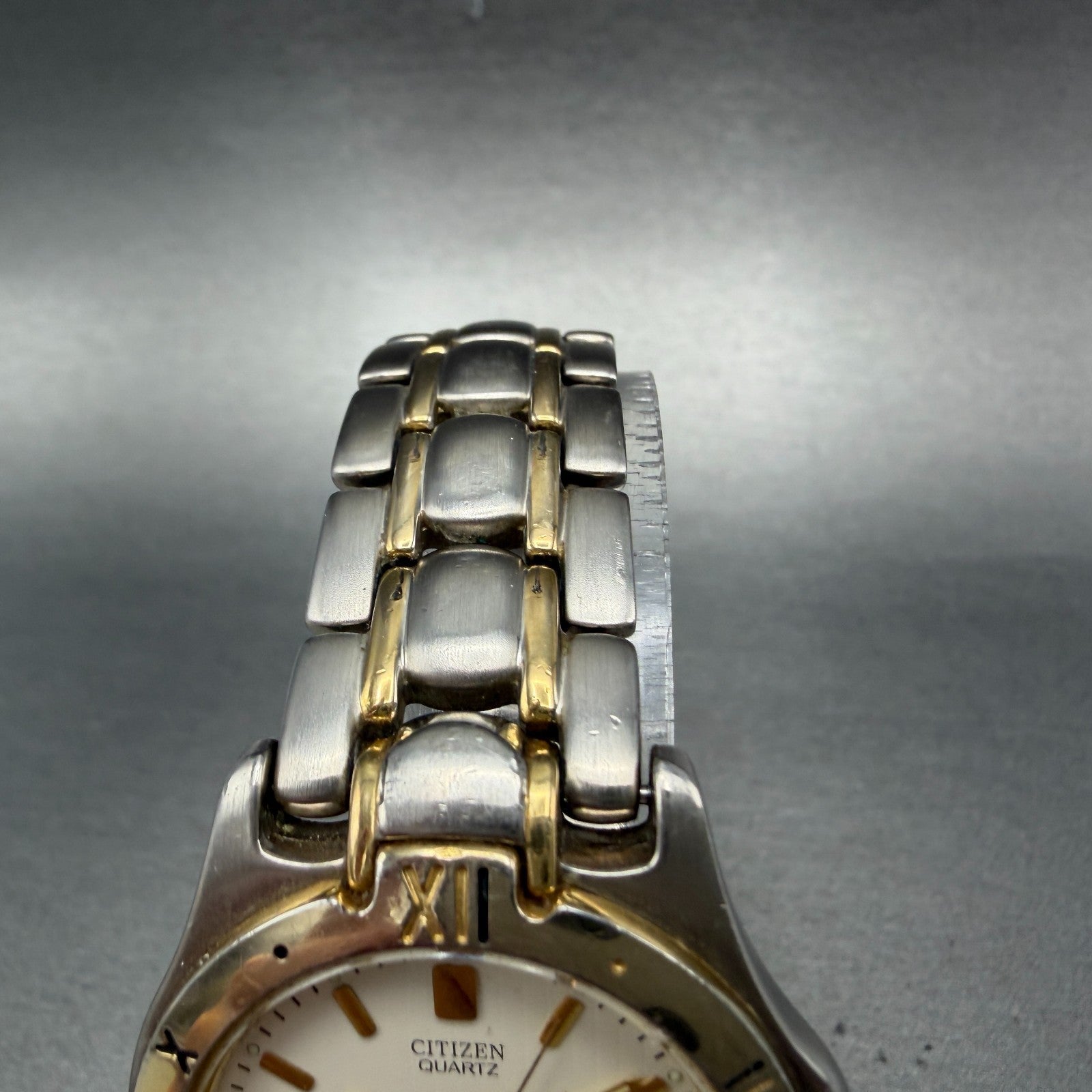 Citizen Watch Men 36mm Cream Dial Two Tone Date Round 5510-K09915 PARTS5