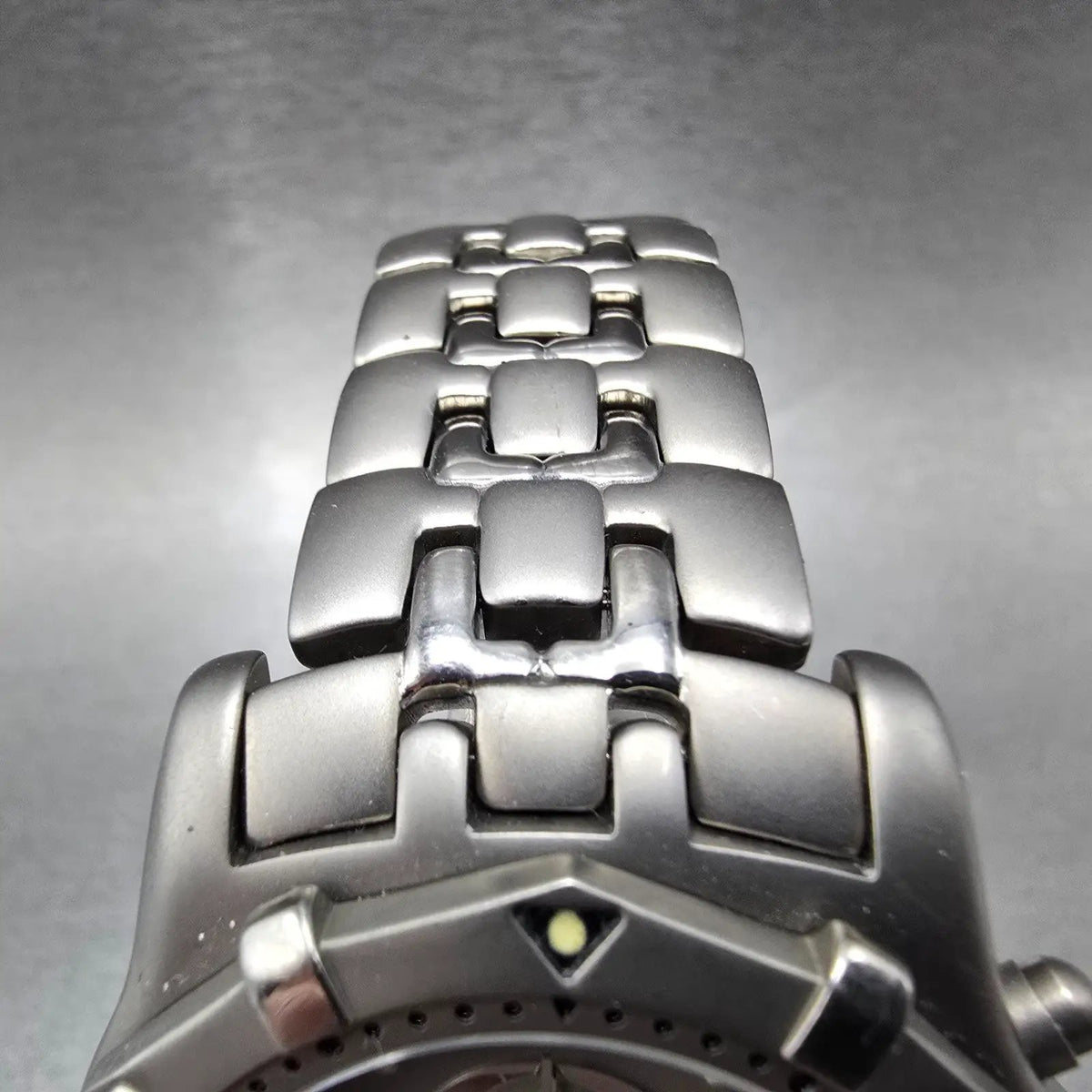 Lorelli Chronograph Watch Men 40mm Gray Dial titanium Date Round New Battery L4