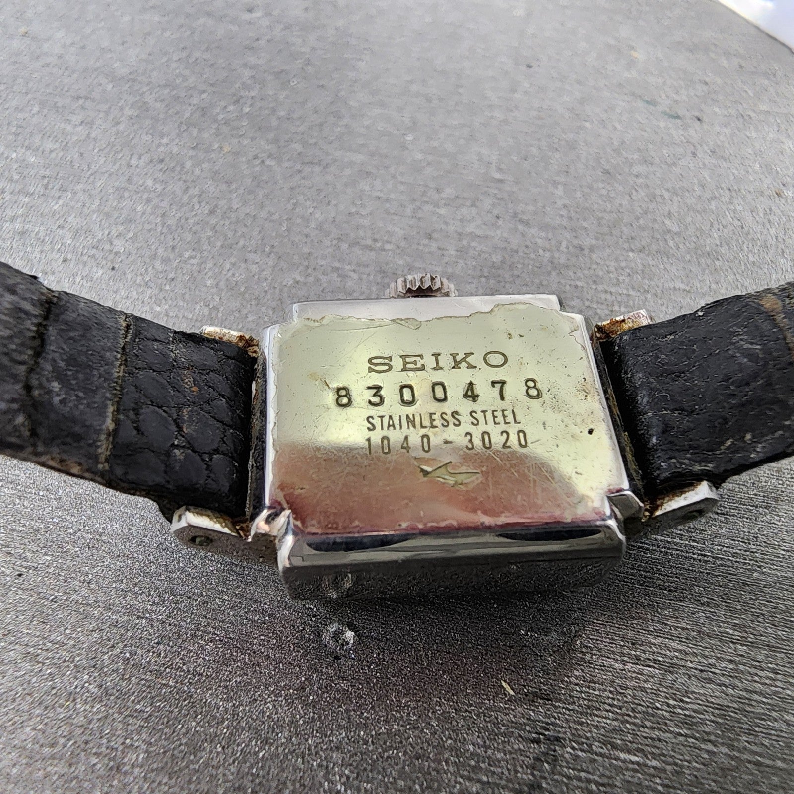 Seiko Solar Special Tank Watch Women 15mm Silver Tone Stainless Steel Runs9