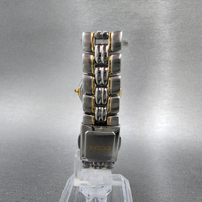 Seiko Exceline Watch Women 23mm Cream Dial Two Tone Round 2J31001A New Battery7