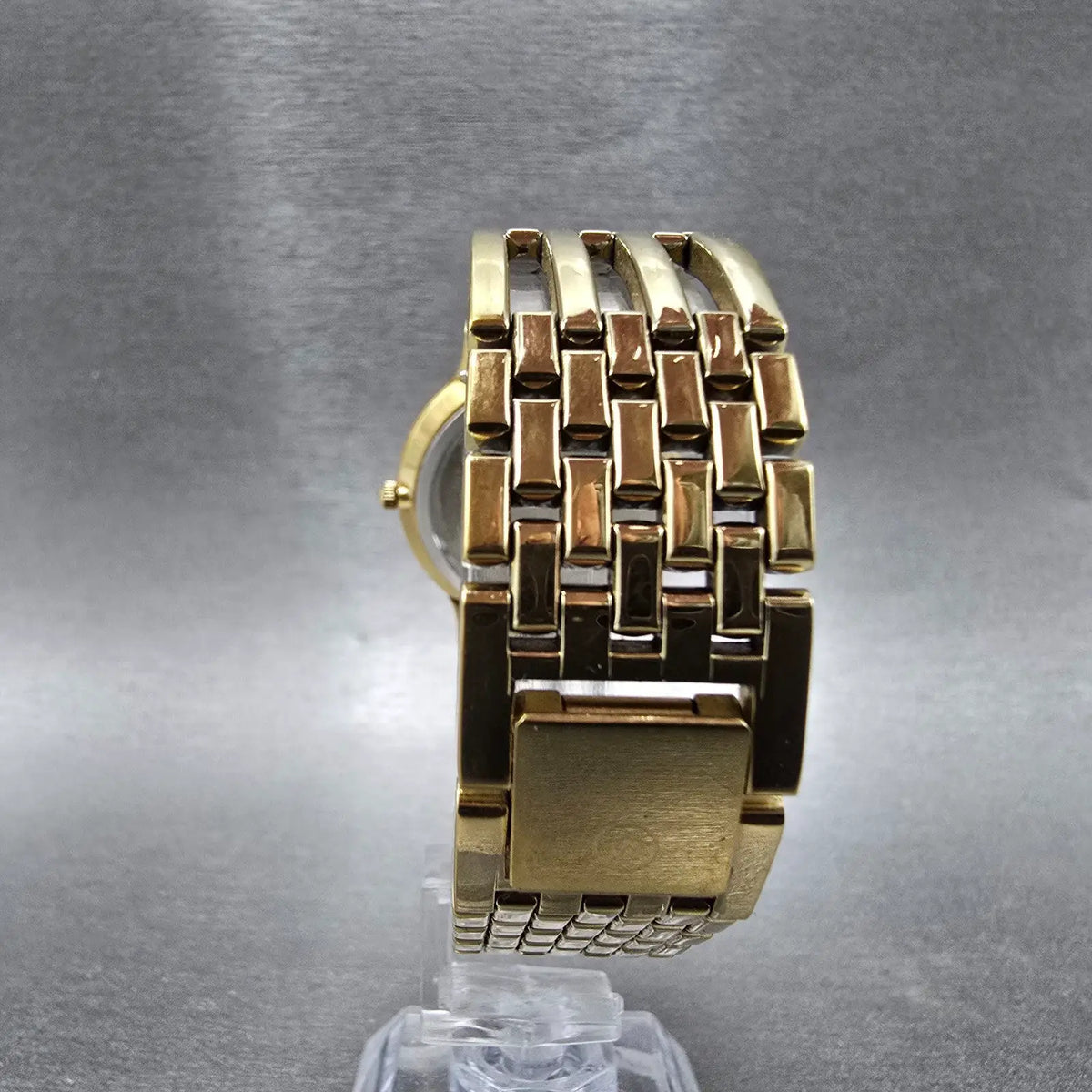 Movado Esperanza Watch Men 32mm Black Dial Gold Tone 84.19.861 New Battery7