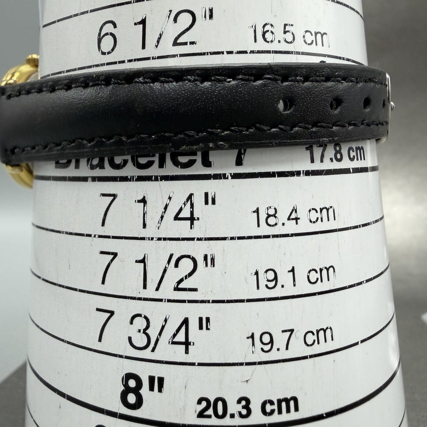 Tissot Watch Women 24mm White Dial Gold Tone Round Leather Band T852K New Batt10