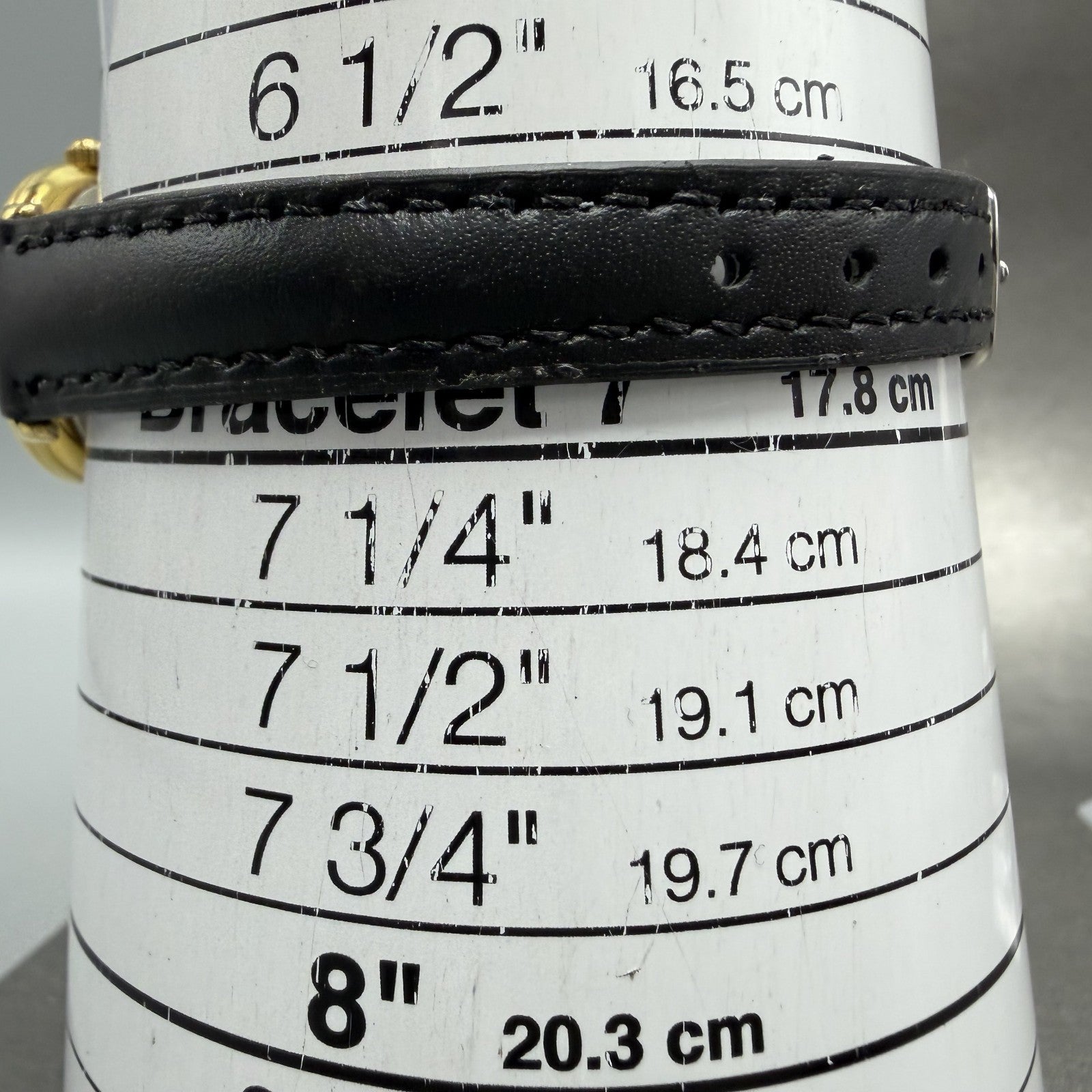 Tissot Watch Women 24mm White Dial Gold Tone Round Leather Band T852K New Batt10