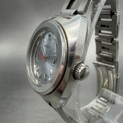 Seiko Watch Women 26mm Silver Dial Silver Tone Date Manual 2118-0410 Runs VTG2