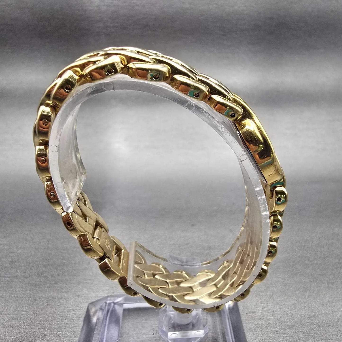 Seiko Watch Women 18mm White Dial Gold Tone Oval 4N00-F080 New Battery Vintage8