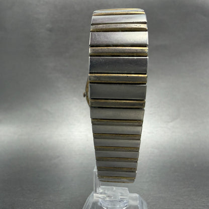 Seiko SQ president Watch Men 36mm Gold Dial Gold Tone Daydate 5h23-8029 NewBat 77