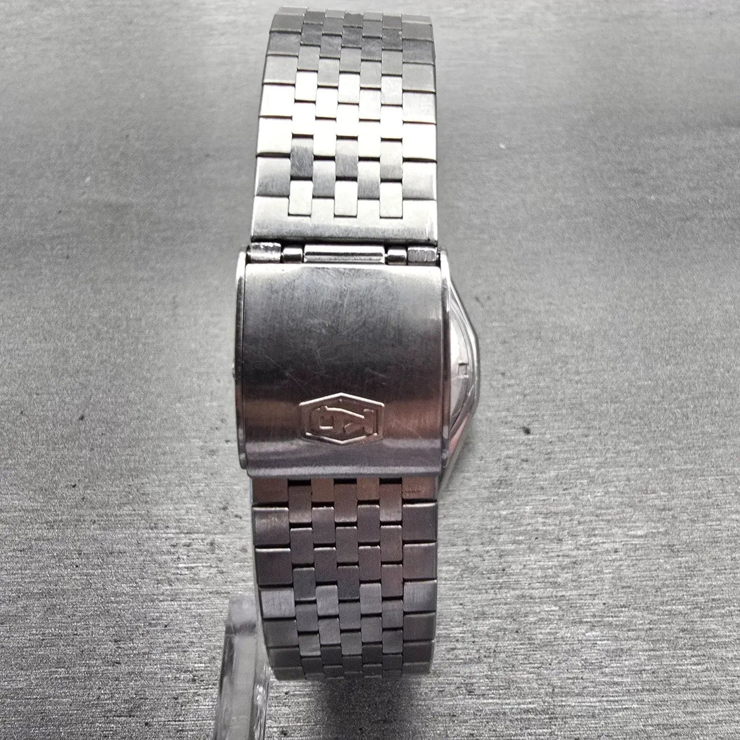 Seiko King Quartz Watch Men 35mm White Dial Silver Tone Daydate 9923-7000 NewBat7