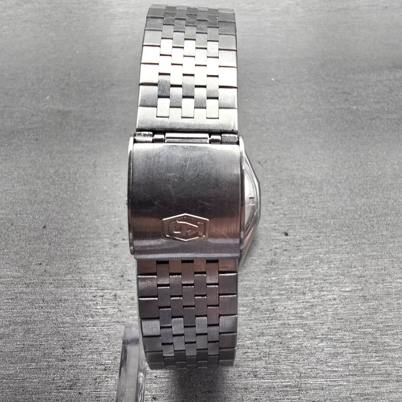 Seiko King Quartz Watch Men 35mm White Dial Silver Tone Daydate 9923-7000 NewBat7