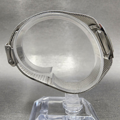 Skagen Tank Watch Women 21mm Black Dial Steel Rectangle 380XSSSSB1 New Battery8