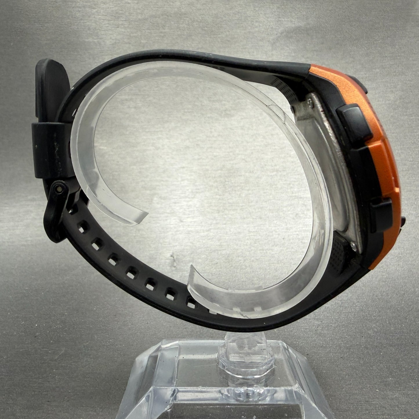 Casio Illuminator Digital Watch Men 44mm Black & Orange Tone WS-2000H NewBattery8