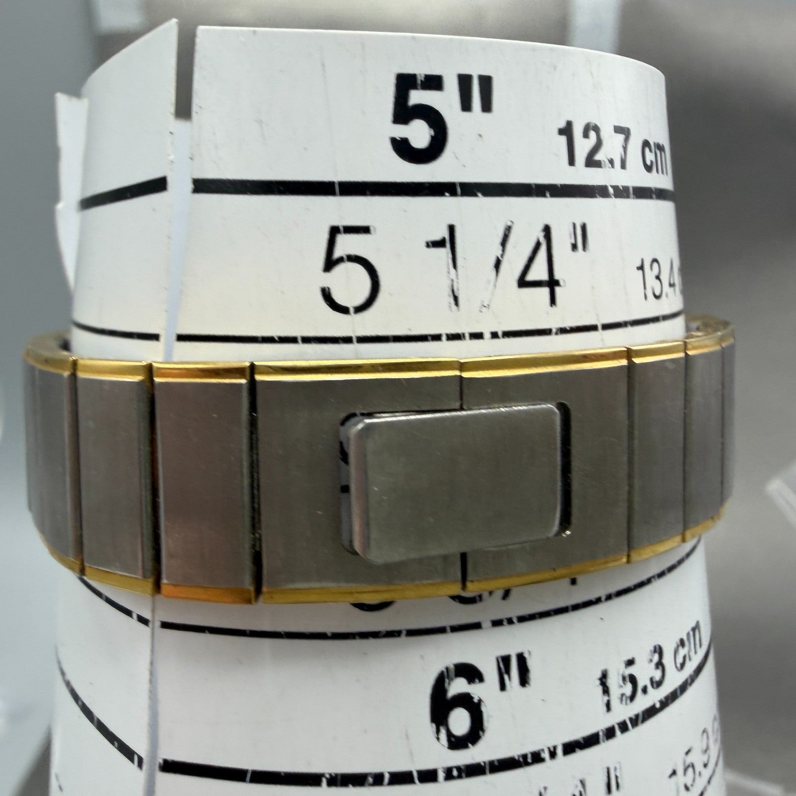 Seiko Lassale Watch Women 25mm White Dial Two Tone Round 1E50-0A99 New Battery10