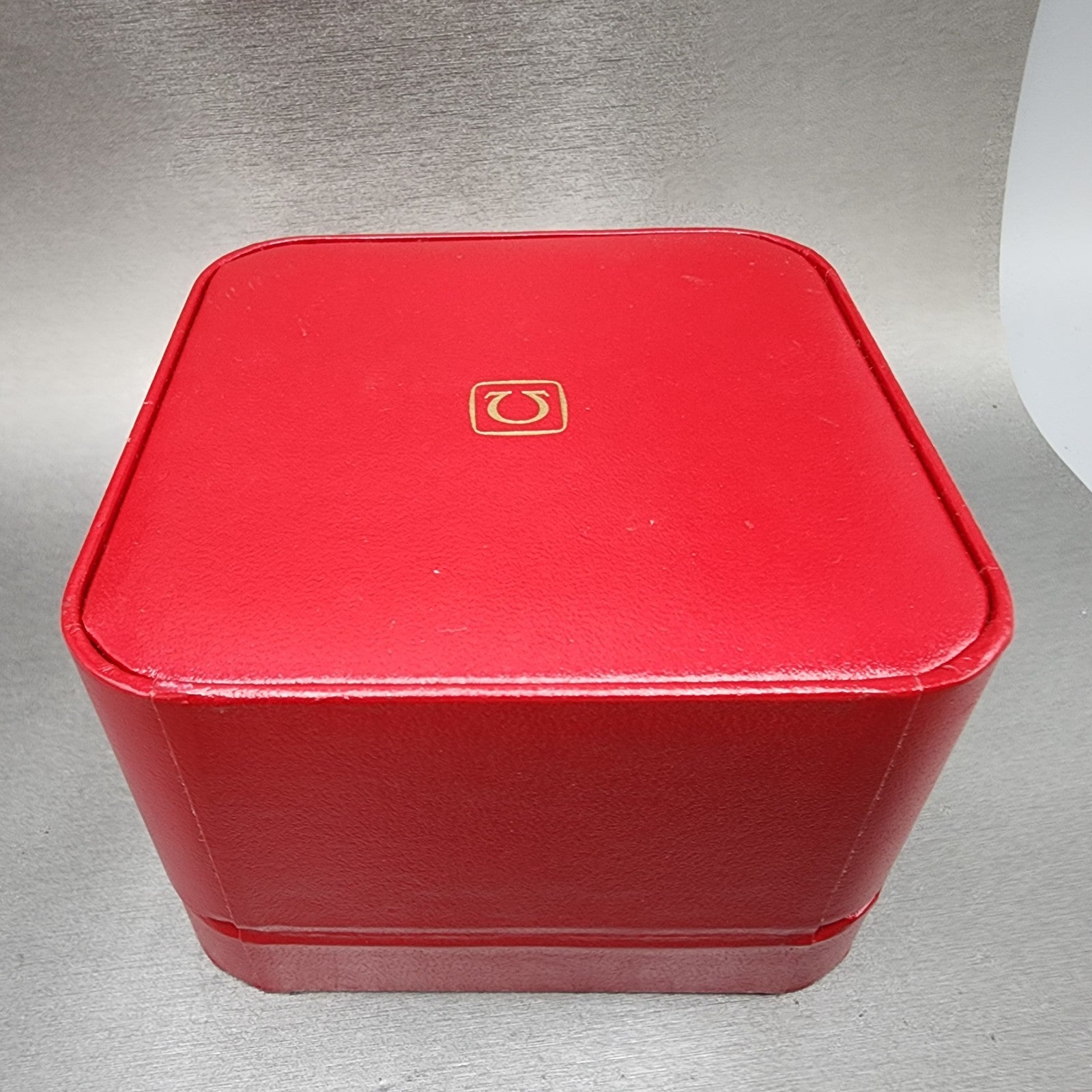 Omega Presentation Watch Box Red Leather Rectangle Vintage Single Watch Booklet2