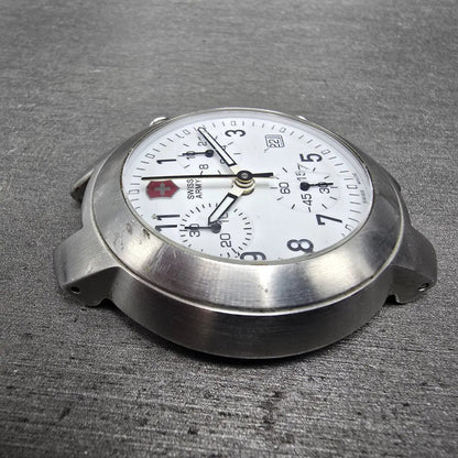 Victorinox Swiss Army Maverick chronograph Watch Men 42mm White Dial Steel Works3