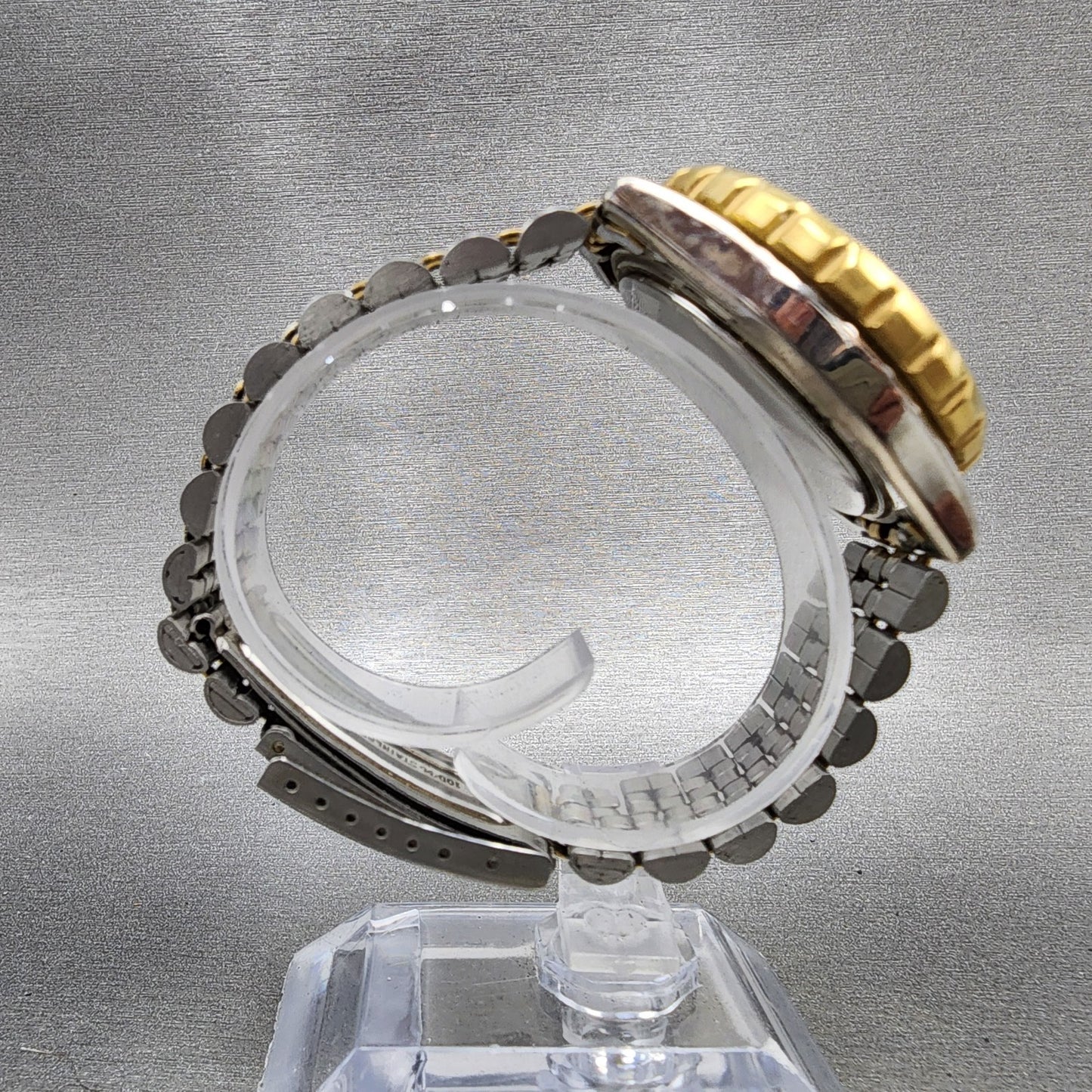 Elnard Dive Watch Men 36mm Black Dial Two Tone Date Round ED0002 New Battery8