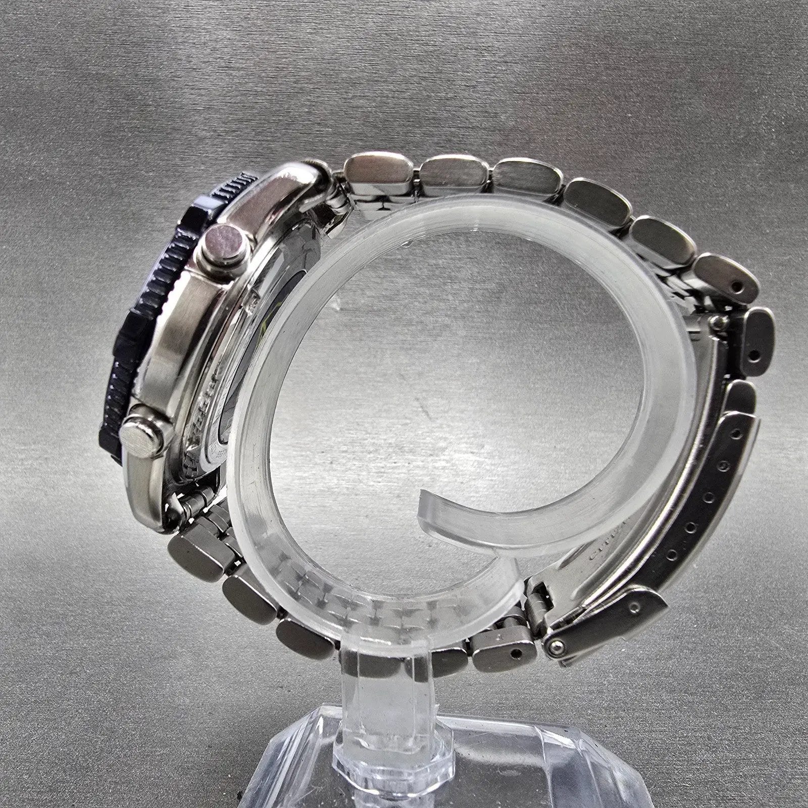 Citizen Navihawk Blue Angels Watch Men 42mm Ani Digi Steel C300-Q00842 PARTS7