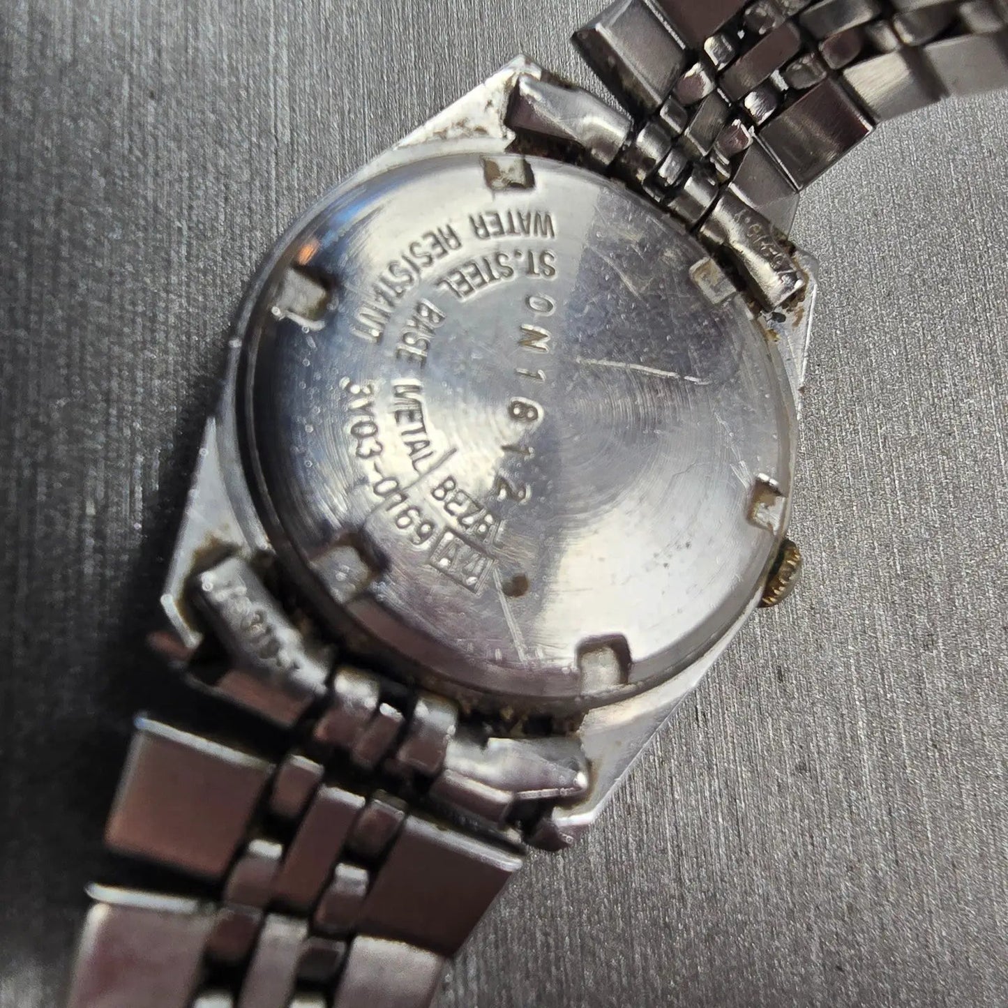 Seiko SQ Watch Women 25mm Blue Dial Two Tone Daydate Round 3Y03-0169 New Battery10