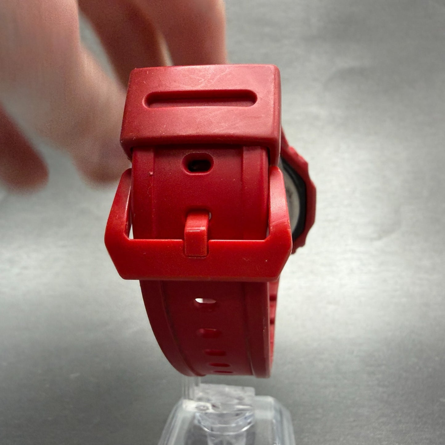 Casio G-Shock GA-2100 Watch Men 46mm Red Analog Digital Alarm Chronograph Works7