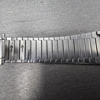 Seiko Bracelet 14mm Stainless Steel Gold Tone Tri Folding Clasp Vintage JP Z40710