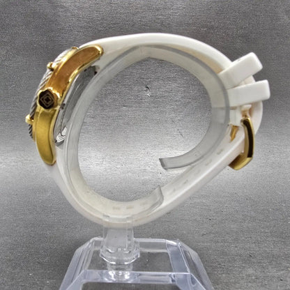 Invicta Bolt Watch Women 39mm Silver Dial Gold Tone Daydate 24456 New Battery8