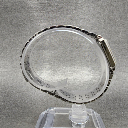 Seiko Tank Watch Women 16mm White Dial Two Tone Rectangle 1N010FH0 New Battery8