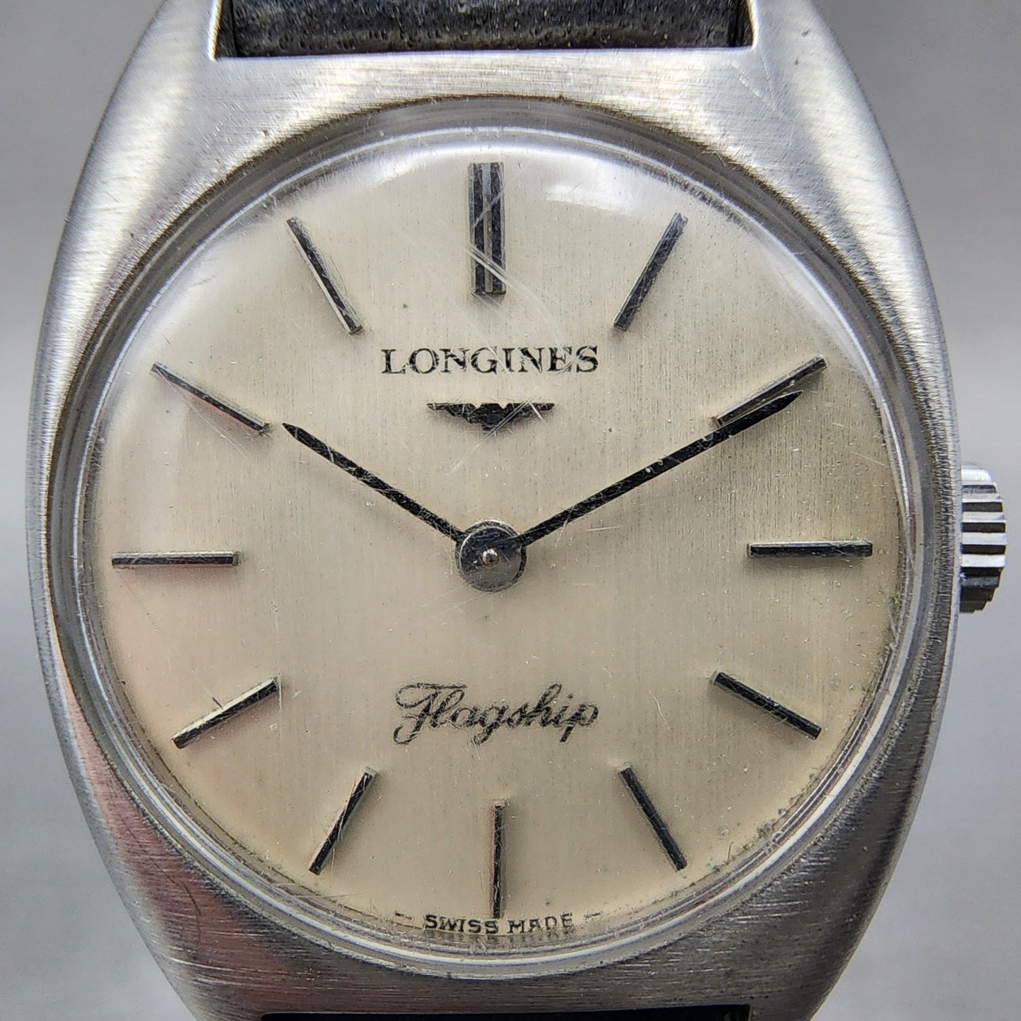Longines Flagship Watch Women 23mm White Dial Steel Round Manual Wind Runs 4101