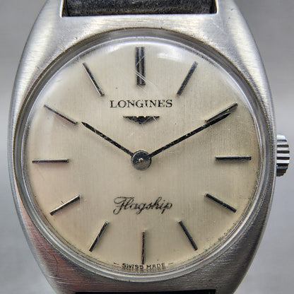 Longines Flagship Watch Women 23mm White Dial Steel Round Manual Wind Runs 4101