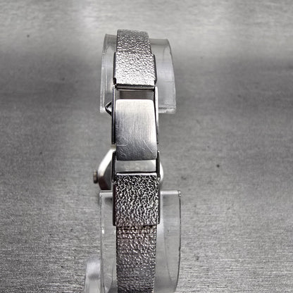 Seiko Watch Women 22mm Silver Dial Silver Tone Oval 1104-7140 Vintage Works7