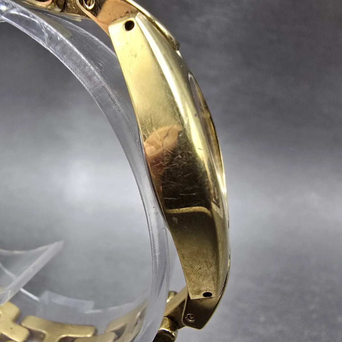 Tissot T-Trend Watch Women 23mm MOP Dial Gold Tone Round New Battery G349 VTG3