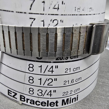 Seiko Watch Men 33mm Silver Dial Two Tone Date Round 6432-7019 PARTS11