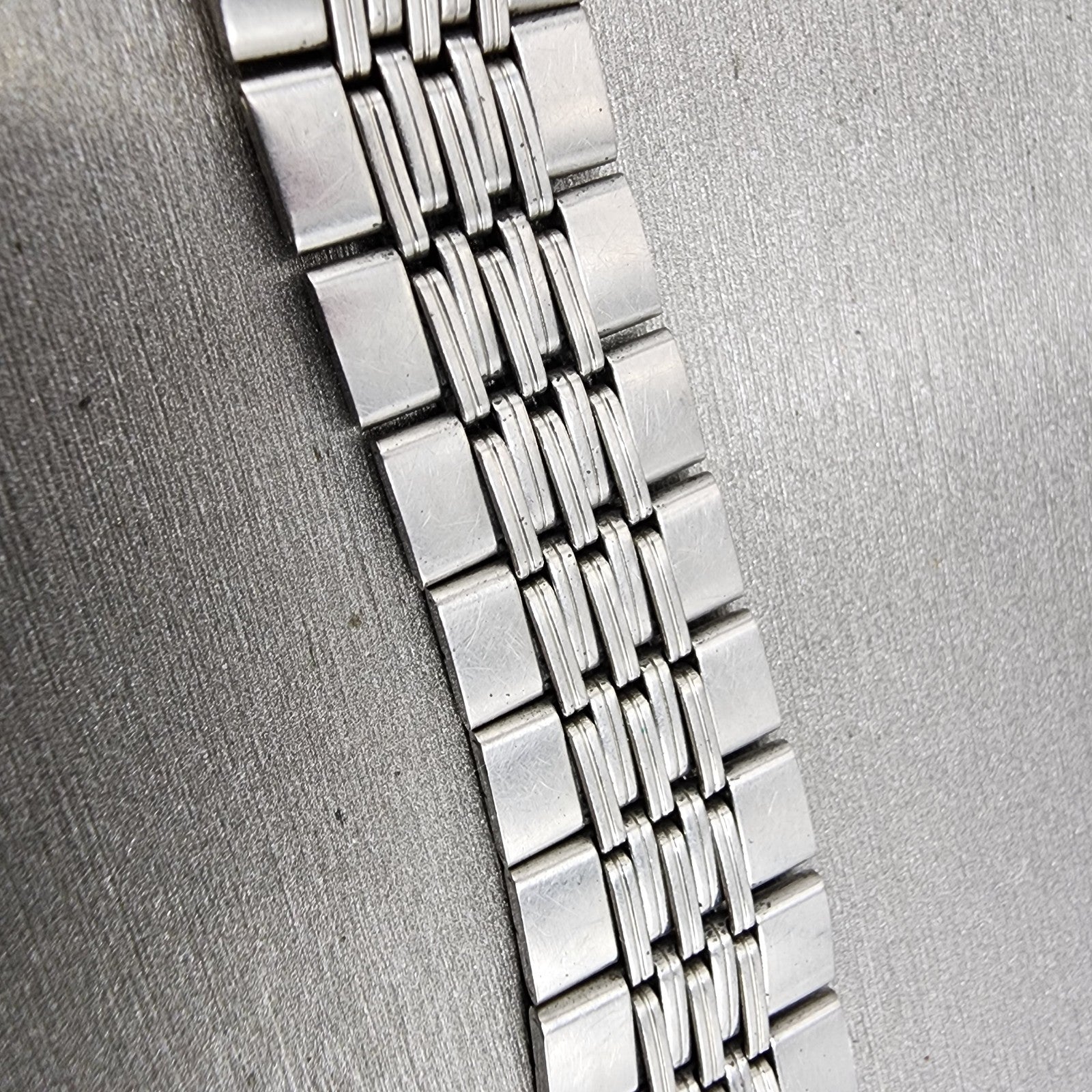Seiko Bracelet 19mm Stainless Steel Tri Folding Clasp Vintage5