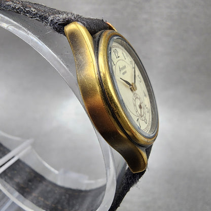 Seiko Avenue Watch Women 24mm White Dial Bronze Tone 2g380160 New Battery3