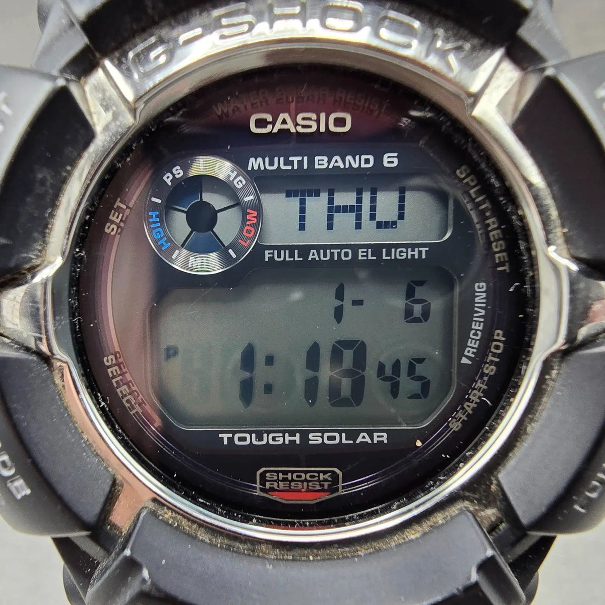 Casio G-Shock GW-2310 Watch Men 47mm Digital Black Silver Alarm Chrono Solar1