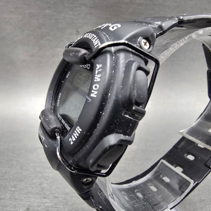 Casio Baby-G BG-141 Watch Women 40mm Black Alarm Chronograph Round New Battery2