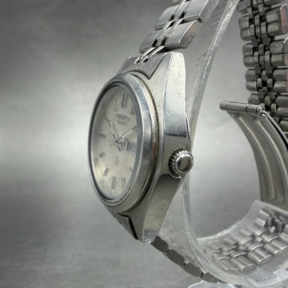Seiko Watch Women 25mm Silver Dial Silver Tone Daydate 7903-0090 New Battery2