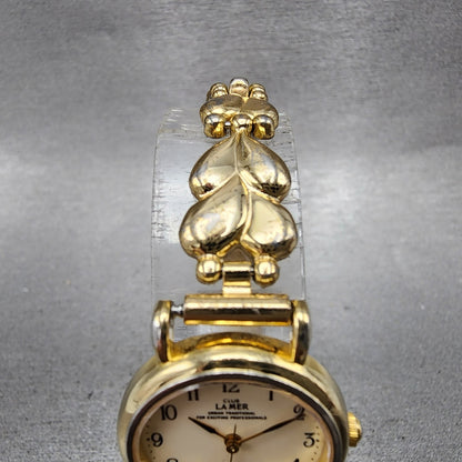 Citizen Club Lamer Watch Women 22mm Cream Dial Gold Tone Round New Battery VTG4