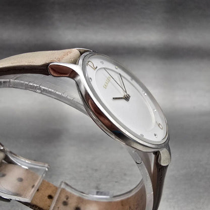 Skagen Anita Watch Women 30mm White Dial Silver Tone Round SKW2648 New Battery3