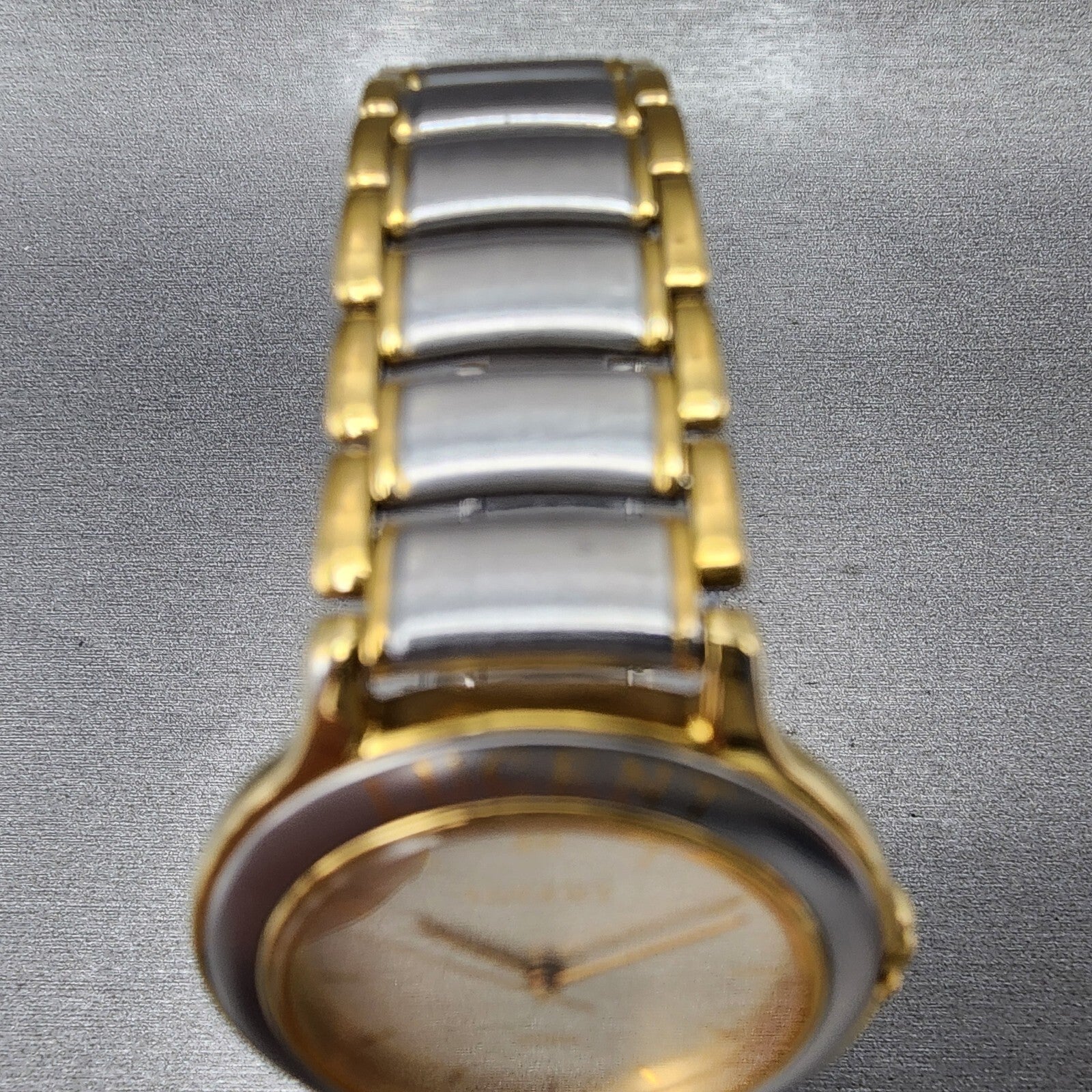 Seiko Lucent Watch Women 31mm Champagne Dial Two Tone Round 7N016160 New Batt4