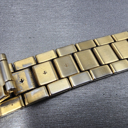 Seiko 32S2ZI Watch Bracelet 21mm Gold Tone Stainless Steel8