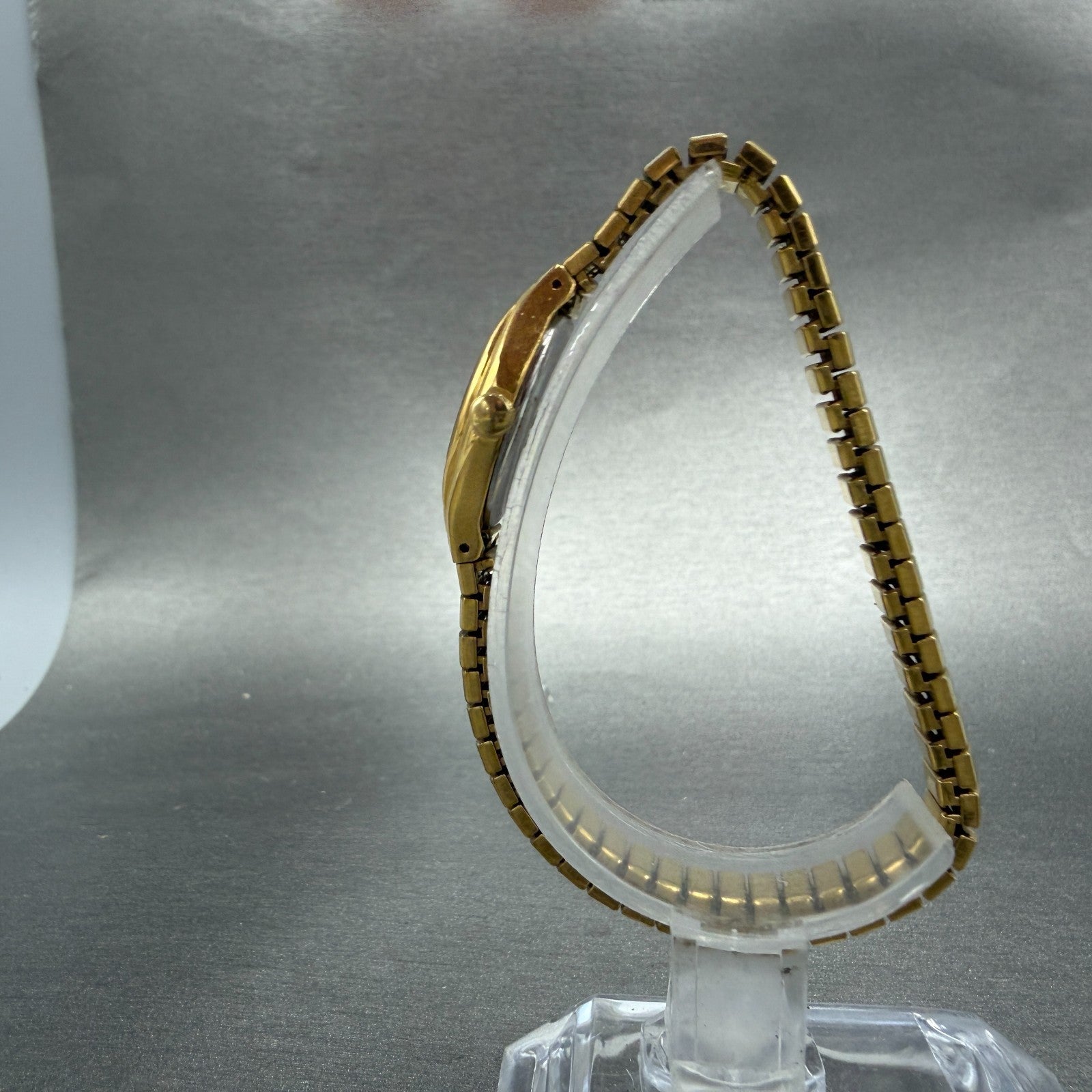 Citizen CQ Watch Women 17mm Champagne Dial Gold Tone 3220-S07122 New Battery6
