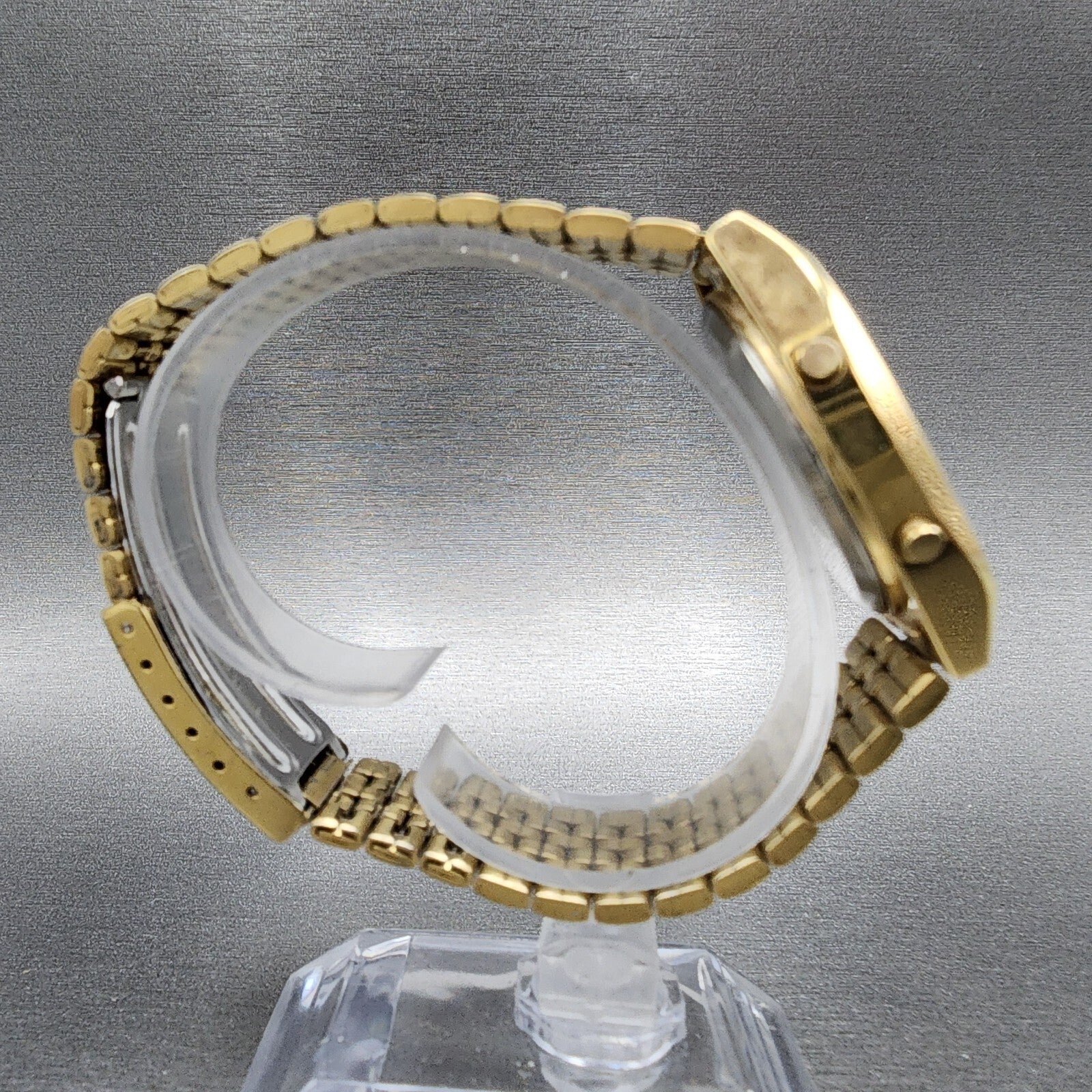 Seiko Digital Watch Men 33mm LCD Stainless Steel Alarm Chrono A9045199 New Batt8