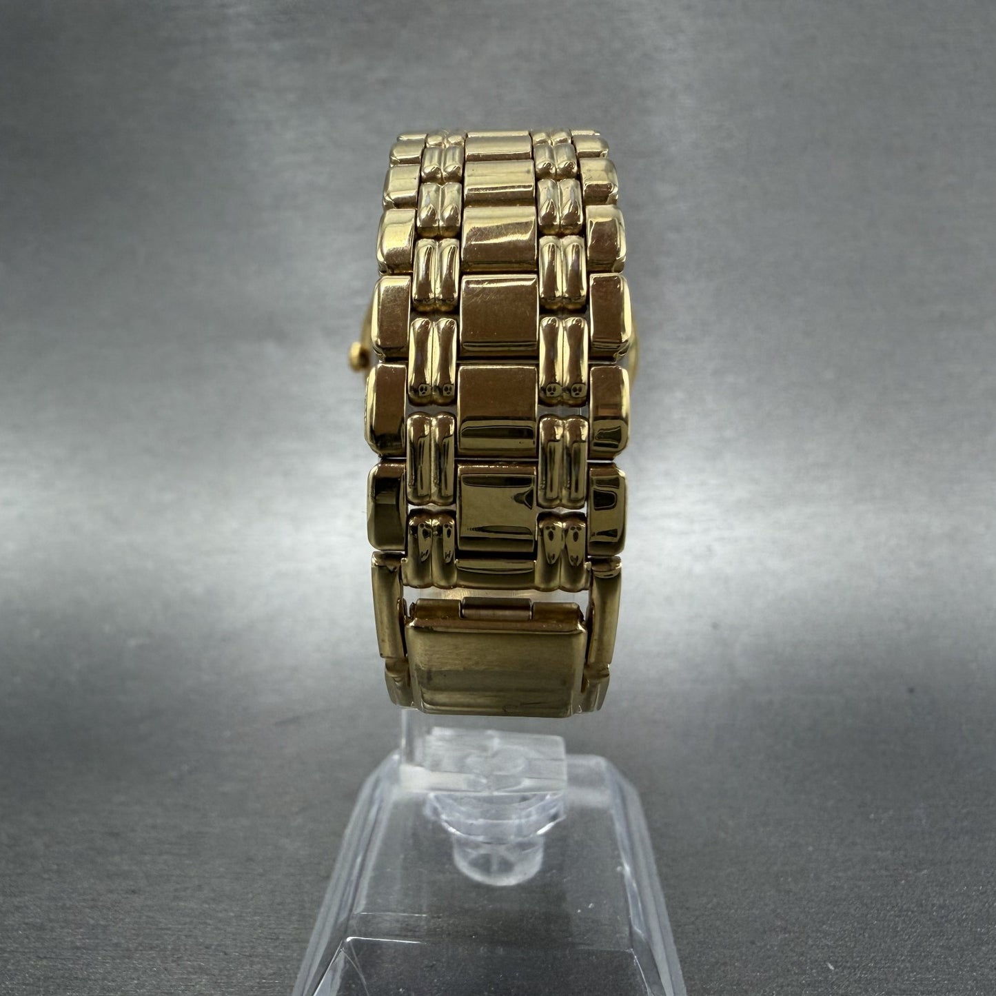 Seiko Watch Men 33mm Black Dial Gold Tone Round Vintage V7011T79 New Battery7