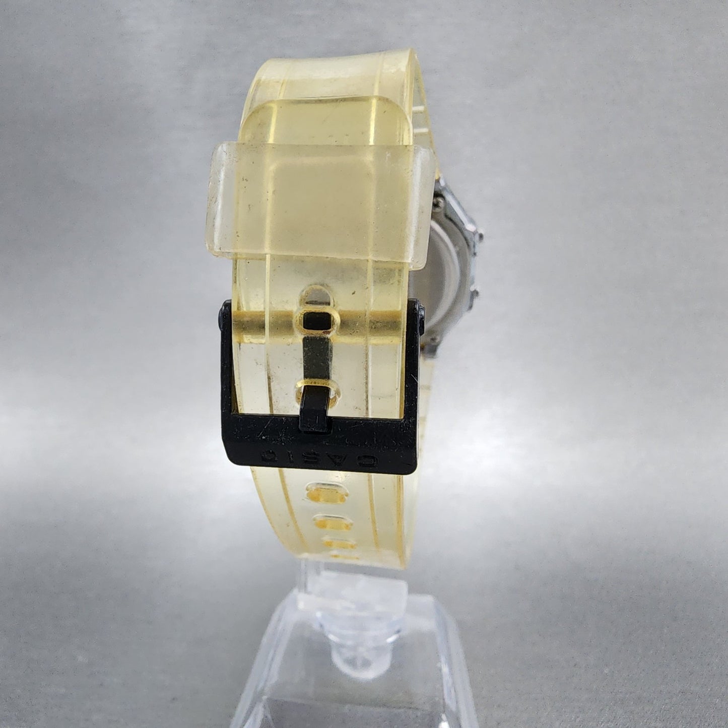 Casio Illuminator Watch Men 36mm Digital Silver Tone Octagon A168XE New Battery7