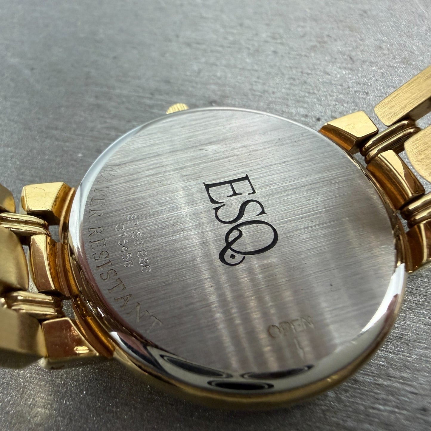 Movado Watch Men 32mm White Dial Gold Tone Round 87 59 886 New Battery9