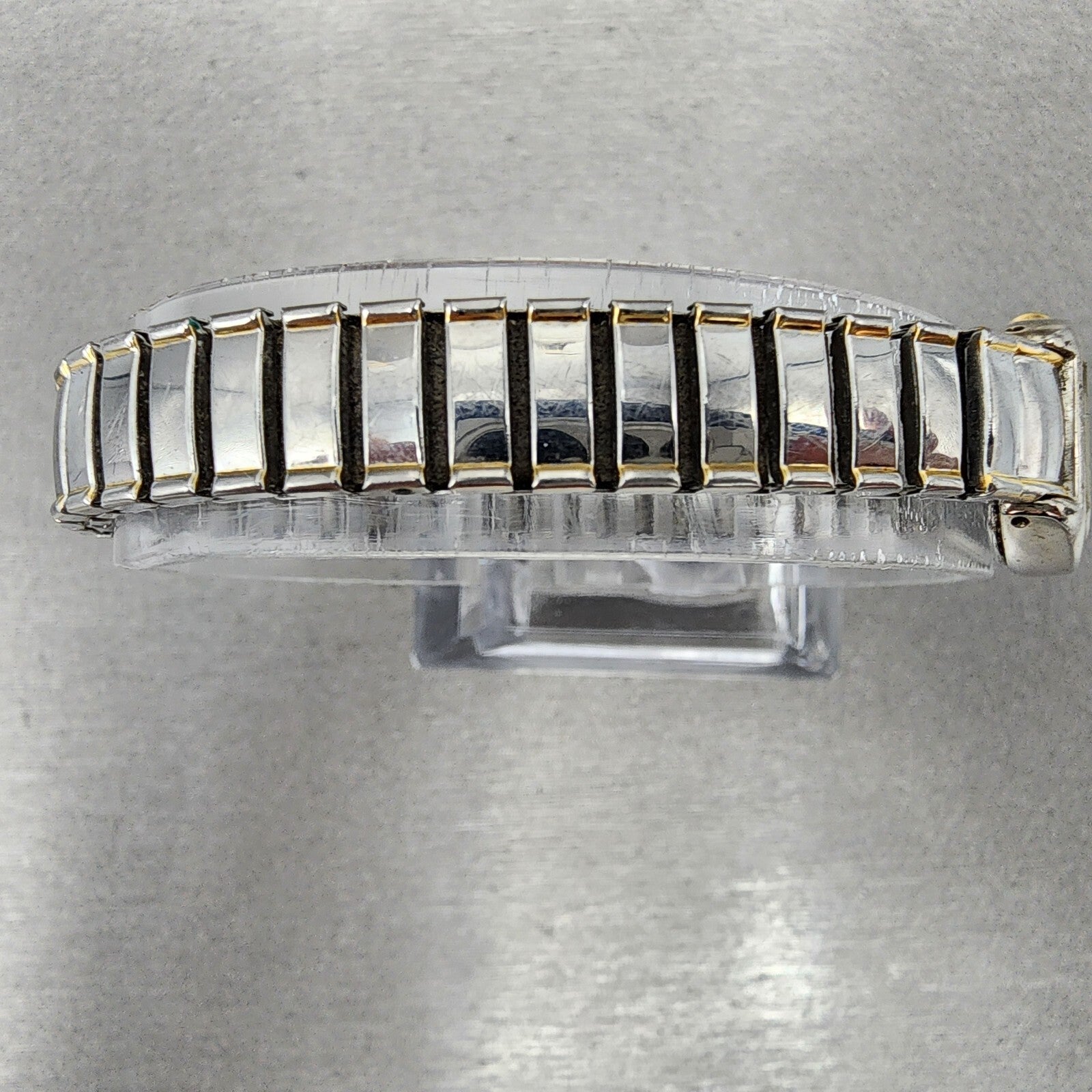 Seiko Watch Women 16mm Cream Dial Silver Tone Rectangle 1N015B69 New Battery9