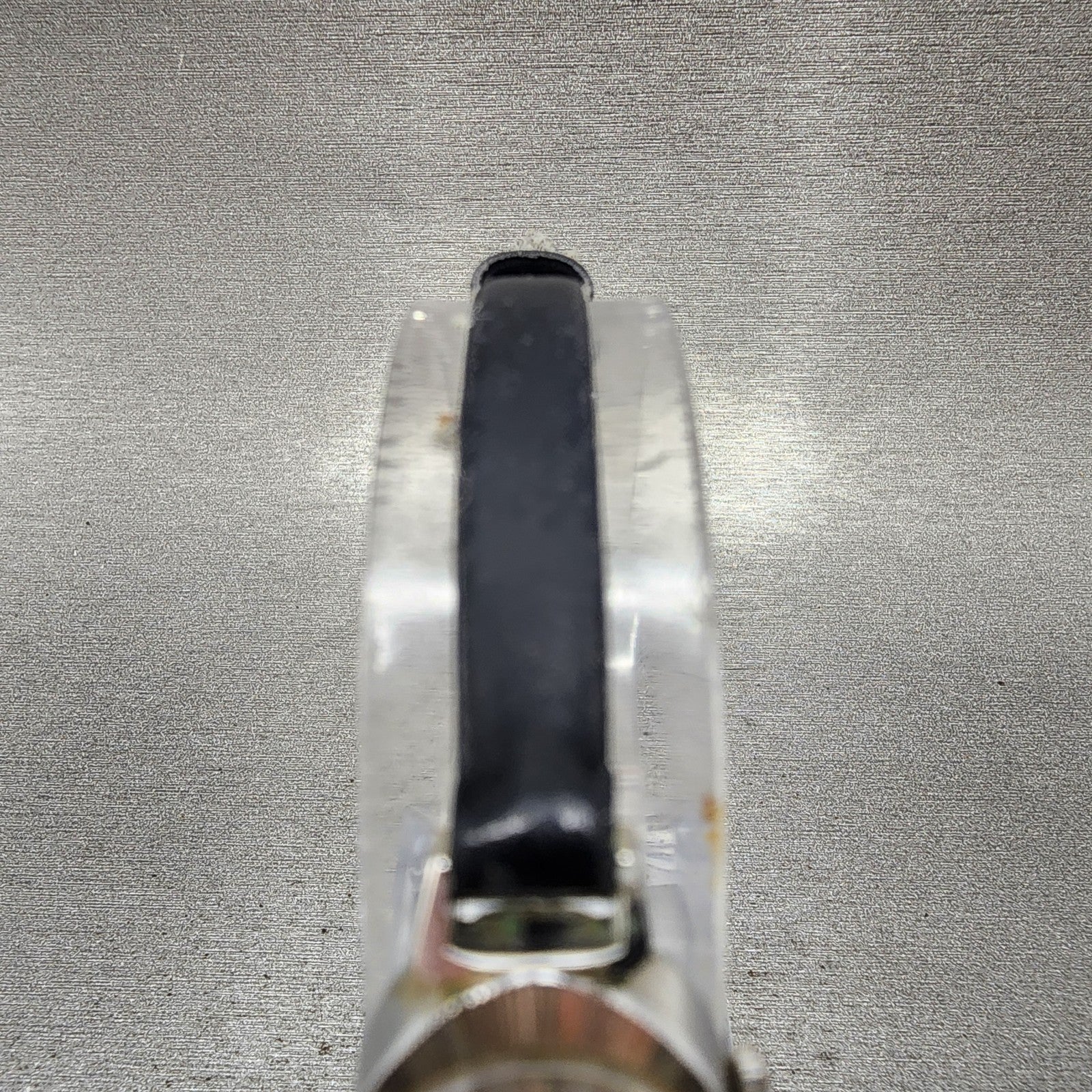 Seiko Solar Watch Women 15mm Silver Dial Silver Tone Manual Oval 100470 Runs4